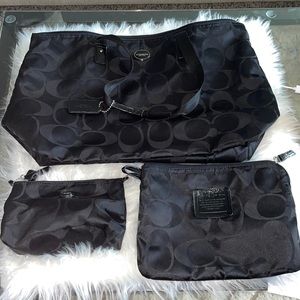 Coach Purse 3 Piece Set